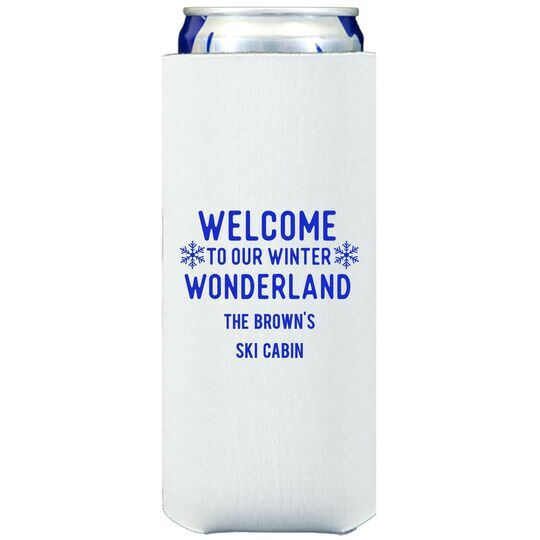 Welcome To Our Winter Wonderland Collapsible Slim Huggers